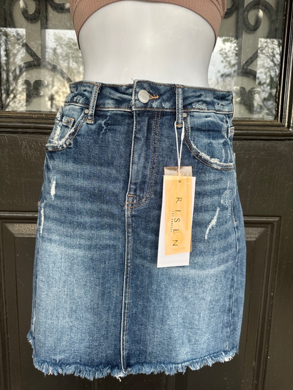 NWT All I Know Denim Skirt
